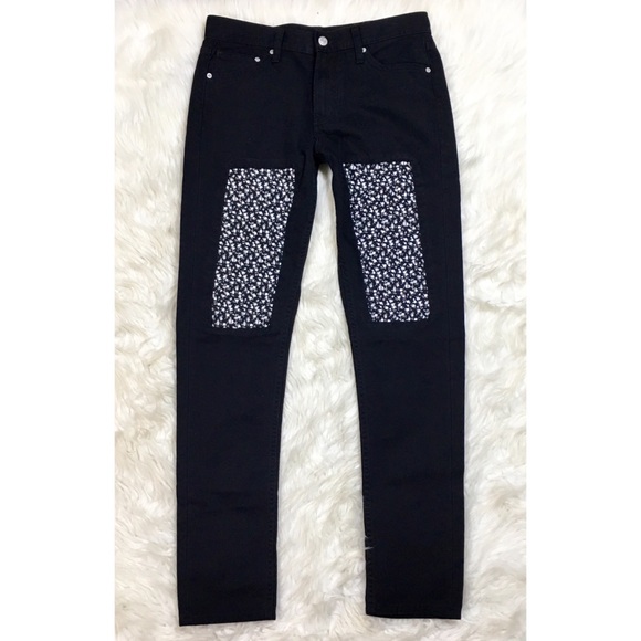 calvin klein patch jeans